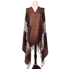 Women Long Jacquard Shawl Winter Scarf Warm Pashmina